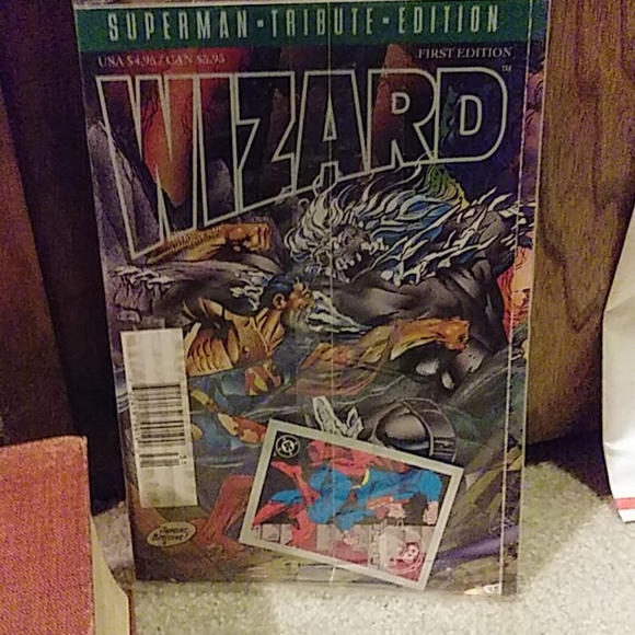 Superman Tribute Edition Wizard comics 1st edition - Picture 1 of 5